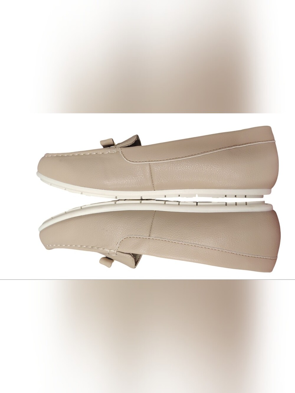 Nautica "Remi" Tan Bow Accent Loafers | Women's Size 7.5 - Picture 6 of 12